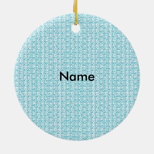 Snowman Lady Snowman Ornamente (Hinten)