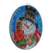 Snowman-Lagergeschenke Dartscheibe (Vorderseite Links)