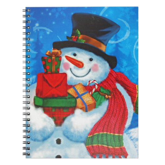 Snowman-Lagergeschenke Notizblock (Vorderseite)