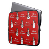 Snowman Laptopschutzhülle (Vorderseite Links)