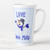 Snowman Large Latte Tasse (Rechts)