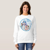 Snowman | Lass es Schnee Sweatshirt (Vorne ganz)