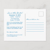 Snowman | Lassen Sie es Party Ankündigung Post Car (Rückseite)