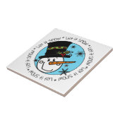 Snowman lässt es schneien fliese (Seite)