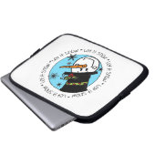 Snowman lässt es schneien laptopschutzhülle (Vorne Knopf)