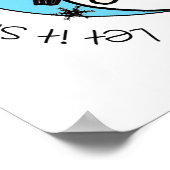 Snowman lässt es schneien poster (Ecke)