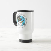 Snowman lässt es schneien reisebecher (Vorderseite Links)