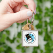 Snowman lässt es schneien schlüsselanhänger (Hand)