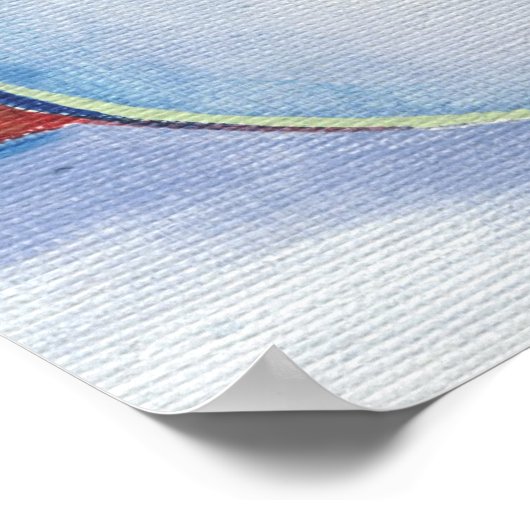 Snowman Leinwand Artwork Poster (Ecke)