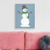 Snowman Leinwanddruck (Insitu (Wohnzimmer))
