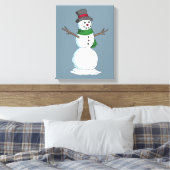 Snowman Leinwanddruck (Insitu (Schlafzimmer))