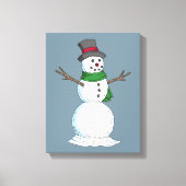 Snowman Leinwanddruck (Vorderseite)