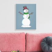 Snowman Leinwanddruck (Insitu (Wohnzimmer))