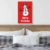 Snowman Leinwanddruck (Insitu (Schlafzimmer))