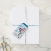 Snowman | Let it Snow Gift Tag Geschenkanhänger (Mit Garn)