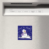 Snowman Let it Snow Magnet (In Situ (Geschirrspüler))