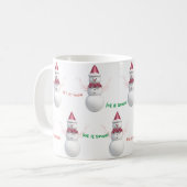 Snowman Let it Snow Tasse (Vorderseite Links)