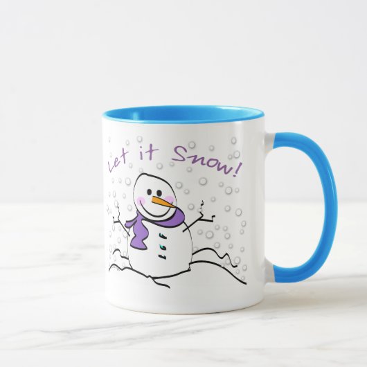 Snowman Let it Snow Tasse (Rechts)