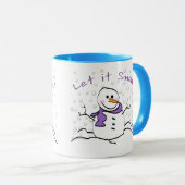Snowman Let it Snow Tasse (VorderseiteRechts)