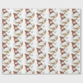 Snowman Letter S Weihnachten Geschenkpapier (Flach)