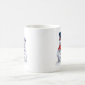 Snowman-Liebe Kaffeetasse (Mittel)