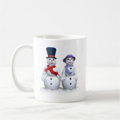 Snowman-Liebe Kaffeetasse (Links)