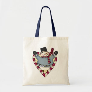 Snowman Liebe T - Shirt und Geschenke Tragetasche