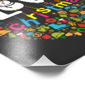 Snowman Liebe Weihnachtsdekorationen Fotodruck (Ecke)