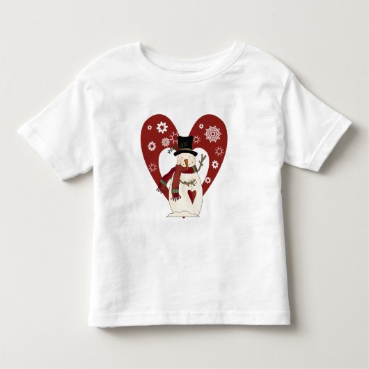 Snowman Lieben Schnee T - Shirt und Geschenke (Vorderseite)