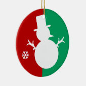 Snowman Logo Keramikornament (Rechts)