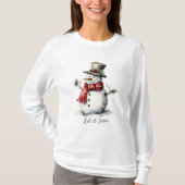 Snowman Long Sleeve T - Shirt (Vorderseite)