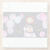 Snowman Lovey Glasuntersetzer (Rückseite)