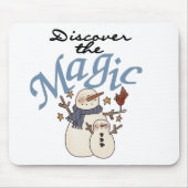 Snowman Magic T - Shirt und Geschenke Mousepad (Vorne)