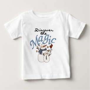 Snowman Magic Weihnachtsfeiertag Baby T-shirt