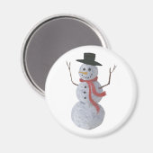 Snowman Magnet (Vorderseite/Rückseite)