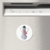 Snowman Magnet (In Situ (Geschirrspüler))