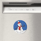 Snowman Magnet (In Situ (Geschirrspüler))