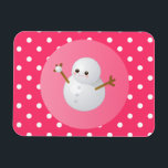 Snowman Magnet<br><div class="desc">Vielen Dank für Ihr Interesse an Sweet Tooth Design Studio! Bitte kontaktieren Sie mich, wenn Sie Fragen haben, Änderungen an den Designfarben wünschen oder wenn Sie ein koordinierendes Stück benötigen, das Sie in meinem Shop nicht sehen können. E-Mail an sweettoothstudio@gmail.com mit Ihrer Anfrage und ich werde umgehend antworten. Lassen Sie...</div>