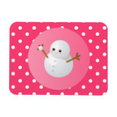 Snowman Magnet (Horizontal)