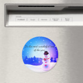 Snowman Magnet (In Situ (Geschirrspüler))