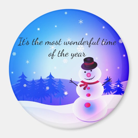 Snowman Magnet (Vorne)