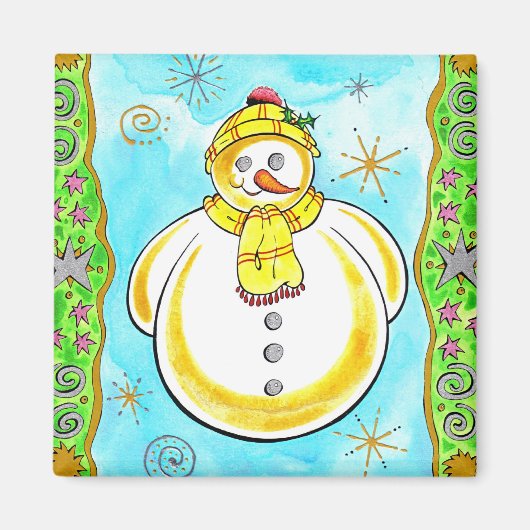 Snowman Magnet (Vorne)