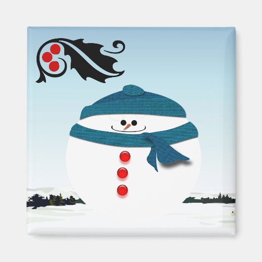 Snowman Magnet (Vorne)
