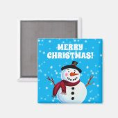 Snowman Magnet (Vorderseite/Rückseite)