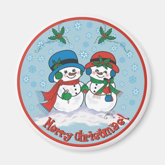 Snowman Magnet (Vorne)