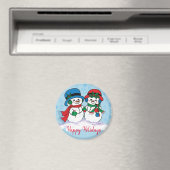Snowman Magnet (In Situ (Geschirrspüler))