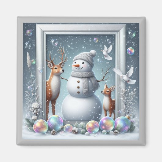 Snowman Magnet (Vorne)