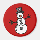 Snowman Magnet (Vorne)