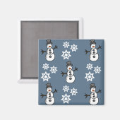Snowman Magnet (Vorderseite/Rückseite)