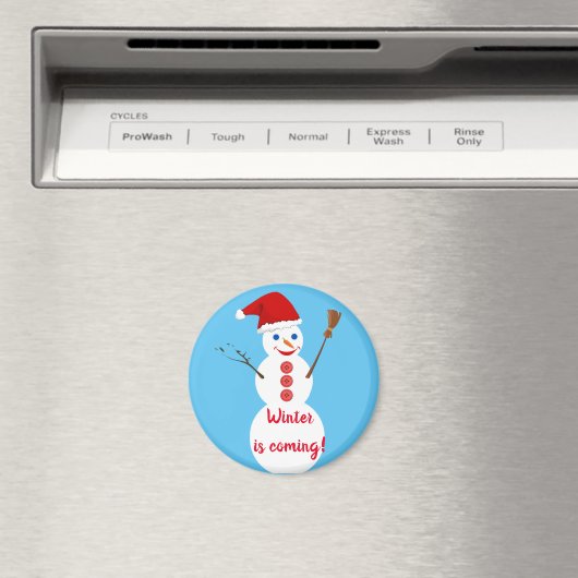 Snowman Magnet (In Situ (Geschirrspüler))